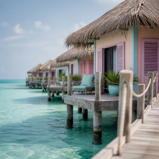 Belize overwater bungalows for refined island escapes above the Caribbean Sea